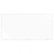 Wall-Mounted Magnetic Glass White Board WGB7248M - 72" W x 48" H