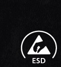 Cramer Electrostatic Dissipative (ESD): Vinyl Black ESV