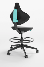 Cramer Helix High Height Lab Chair HXHU2 with Options - Aquamarine