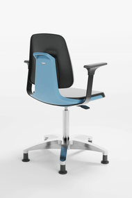 Cramer Citrus Desk Height Lab Chair CTDU2 Integral Foam with Options -  Sky Shell