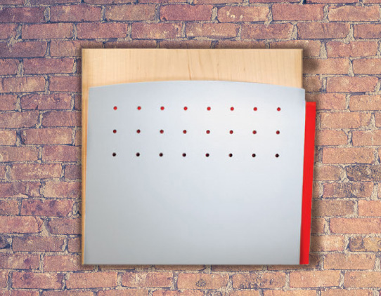 medical wall-mounted file holder