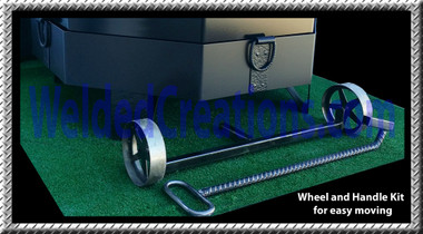 Wheel and Handle Kit. For super easy portability. 