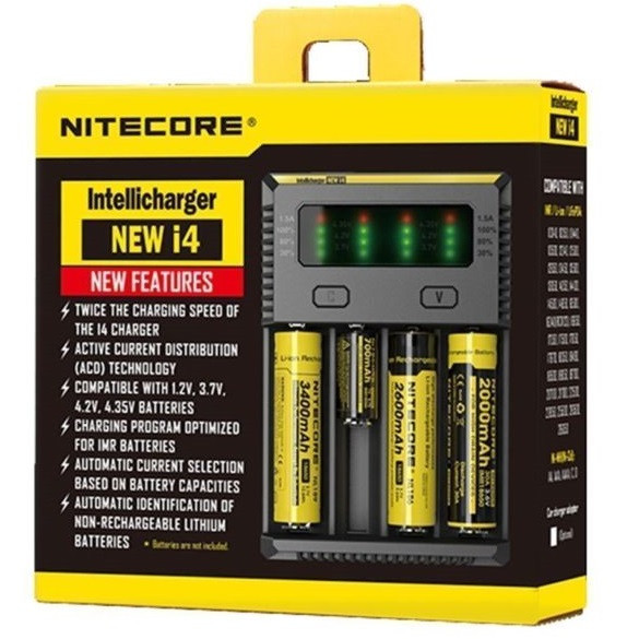 NiteCore Intellicharger i4 Battery 
