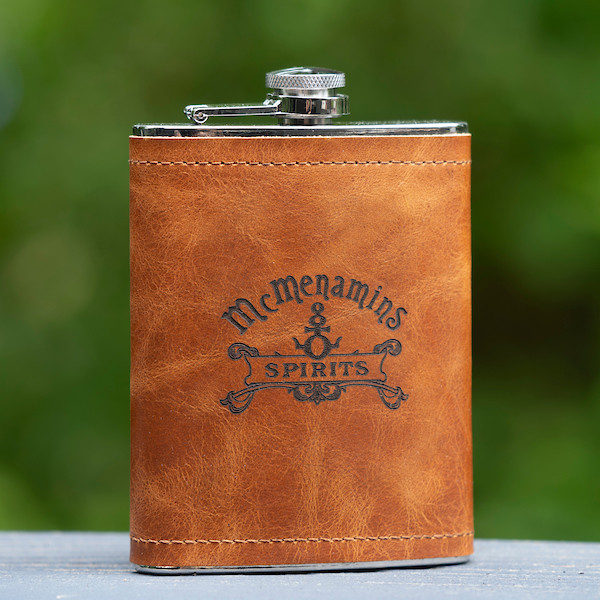 Spirits Leather Flask 8 oz McMenamins Online Shop