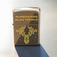 Zippo Brass Elks Temple