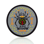 Black Widow Porter Can Logo Patch