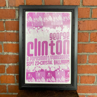McMenamins Framed Poster - Crystal Ballroom George Clinton 1