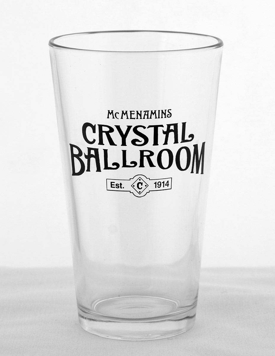 Crystal Ballroom "Est. 1914" Pint Glass - McMenamins Online Shop