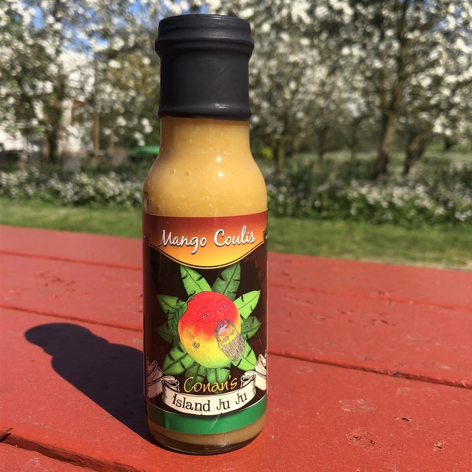 Conan S Island Ju Ju Mango Coulis Hot Sauce Mcmenamins Online Shop