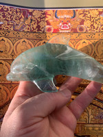 Green Fluorite Dolphin (1407403721)