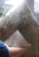 Clear quartz phantom Pyramid (1448972993)