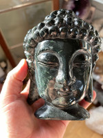 Black Jade Buddha Head (10052)