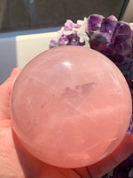 Star Rose quartz sphere (1342624158)