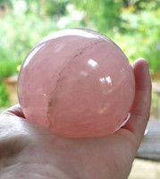 Star Rose quartz sphere (1342624826)
