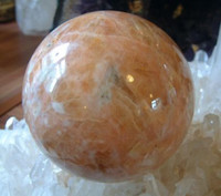 Orange Calcite Sphere (1222852974)