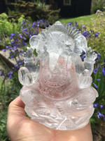 Quartz Ganesh statue (111235)