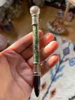 Earth heart Emerald wand (111391)