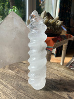 Clear quartz spiral of Light (111510)