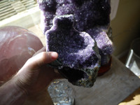 Amethyst geode from Uraguay AA grade (112311)