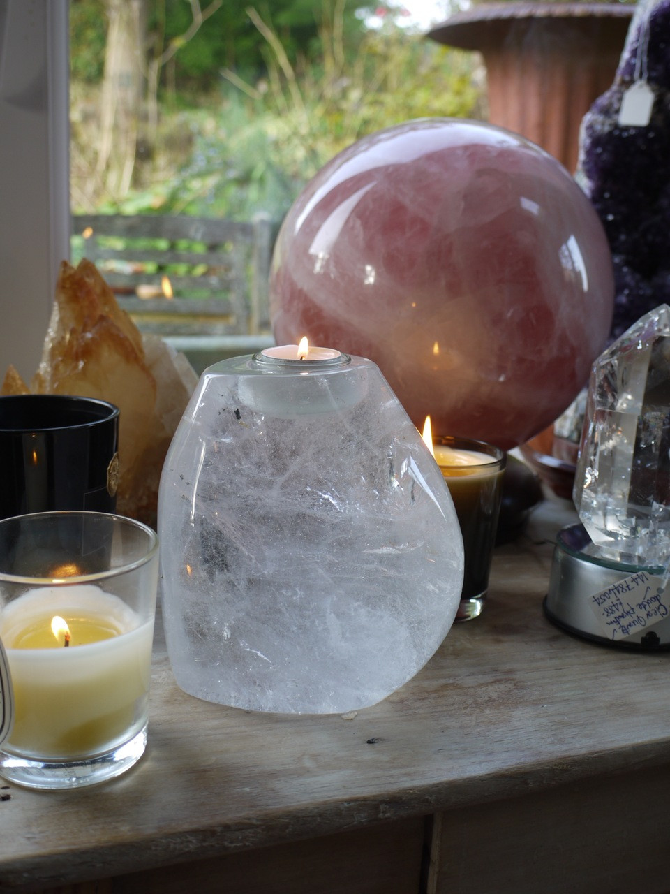 Quartz candle holder (112357) - AristiA