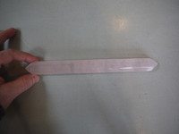 Rose quartz double terminated wand (112567)