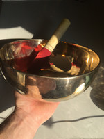 Brass singing bowl (114942)