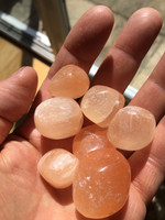Peach Selenite tumblestones (115128)