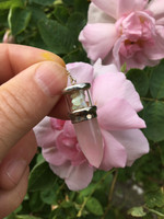 Rose quartz Opal pendulum (115205)