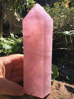 Rose quartz AA grade point (115476)