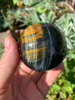 Blue and Gold Tigers eye sphere (116548)