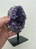 Amethyst cluster on a stand (116577)