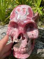 Rhodochrosite skull "Sublime Light" (116681)