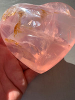 Star Rose quartz heart (116688)