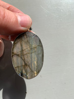 Labradorite set in silver (116738)