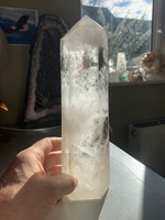 Clear quartz point (116786)