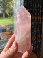 Rose quartz point AA grade (116866)