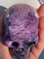 Charoite skull (116979)