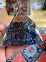 Lapis Lazuli  Orgonite Pyramid (117015)