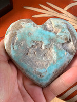 Hemmimorphite heart (117078)