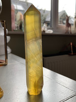 AAA grade Yellow Fluorite (117128)