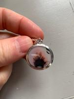 Dendritic Agate set in silver (117145)