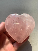 Rose quartz heart (117338)
