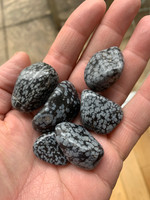 Snowflake Obsidian tumbles (117406)