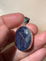 Sapphire set in silver (117441)