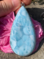 Larimar set in silver (117612)