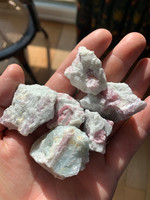 Pink tourmaline in quartz (118003)