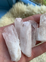 Champagne pink Danburite points (118016)