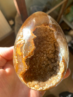 Golden Druzy Agate egg (118045)