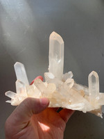 Clear quartz cluster (118069)
