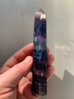 AAA grade Green Purple Blue Fluorite (118086)